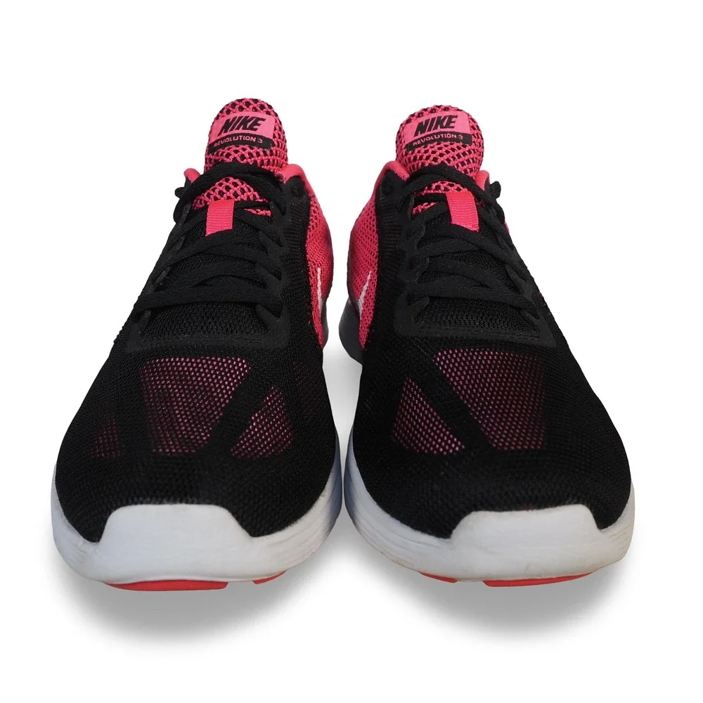 Nike Revolution 3 Performance Running Shoes Womens 9 Hyper Pink Black 819303-600
